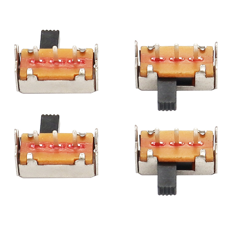 interruptor de slide SK12F14 Lado-puxe o interruptor horizontal, lâmpada de teto-Puxe o interruptor do slide, único-Linha 3-PIN vertical slide interruptor